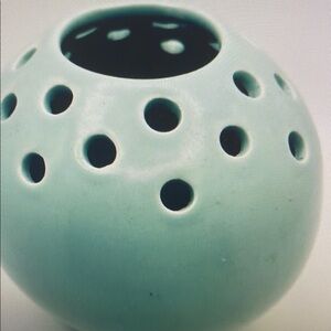 Elegant Mint Green Ceramic Vase